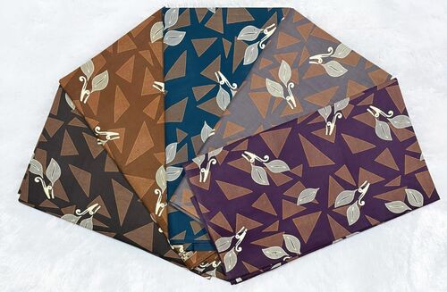 Rajwadi Printed Cotton Nighty Fabric - Length: 2.90 Mtr Cut