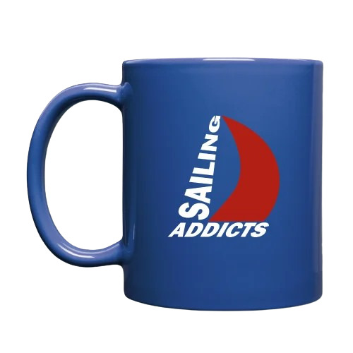 Blue Color Printed Ceramic Mug - Design: Standard
