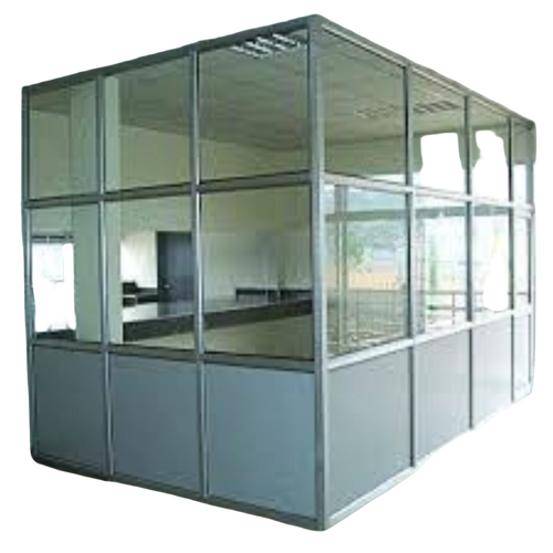 Aluminium Partition - 3mm Aluminium, Silver, Square | Lightweight, Corrosion Resistant, Fire Resistant, Sound Insulated, Modular Panels