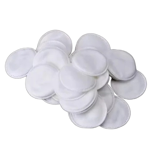 Round Cotton Pads - 100% Cotton, White, Round | Soft, Gentle Texture, Highly Absorbent, Lint Free, Disposable