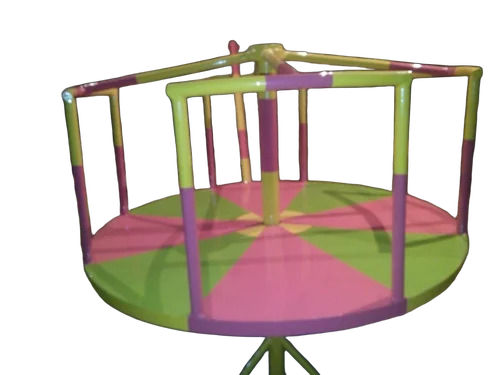 Frp Merry Go Round - 5-6 ft, 8x8 ft Safety Clearance, 4-6 Seats | Impact Resistant, Corrosion Free, Bright Colors, Stable Base, Easy Installation