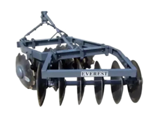 Half Disc Plough - Stainless Steel Grey 12 Disc | Durable Fine Finished Agricultural Tool