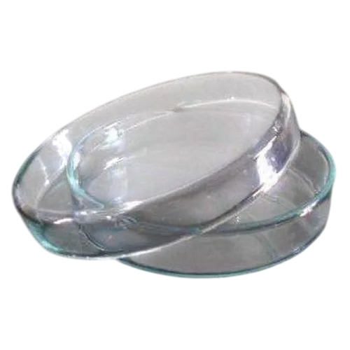 Petri Dish - Glass, 100mm x 15mm, Clear | Durable, Fine Finished, Round, Laboratory Testing Equipment