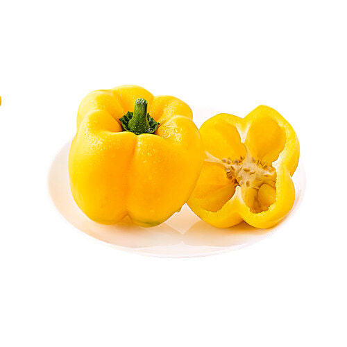 100% Pure Yellow Capsicum - 50 kg, Customized Size | Common Cultivation, Cooked Style, Standard Shape, 7-10 Days Shelf Life