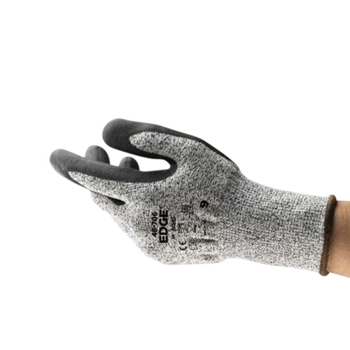 Cut & Abrasion Resistant Gloves - Foam Nitrile Full Size Multiple Colors | Breathable Durable Casual Full Finger Safety
