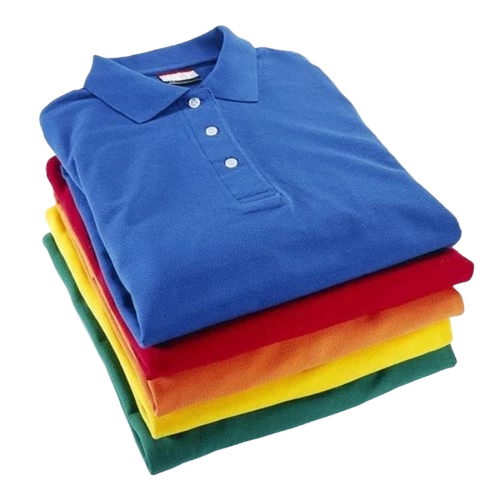 Mens Polo T Shirts - Cotton, Customized Size, Multiple Colors | Light Weight, Breathable, Short Sleeves