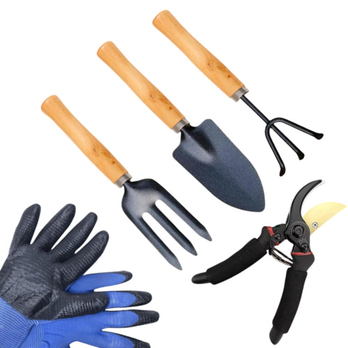 Gardening Tools Kit - Metal, Customized Size, Fine Finished | Durable, Manual Drive, Agricultural Use