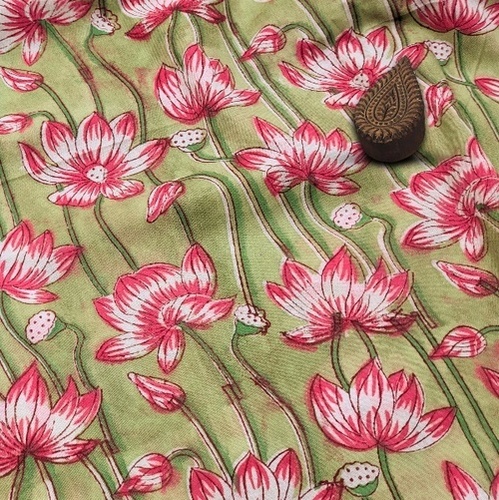 Hand Printed Cotton Fabric 