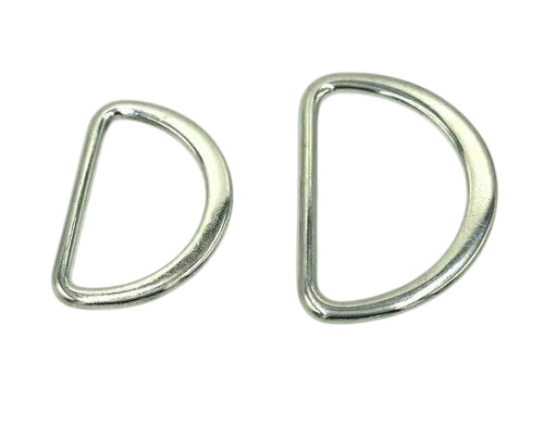 Ss D Shape Belt Buckle - Color: Silver