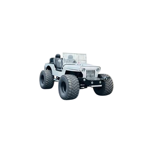 Ultimate Off-Road Jeeps - Metal, Gray, Manual Diesel/Petrol | 4-Seater Modified Jeep with Battery Power