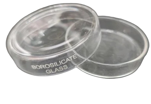 Borosil Glass Petri Dish - Color: Transparent