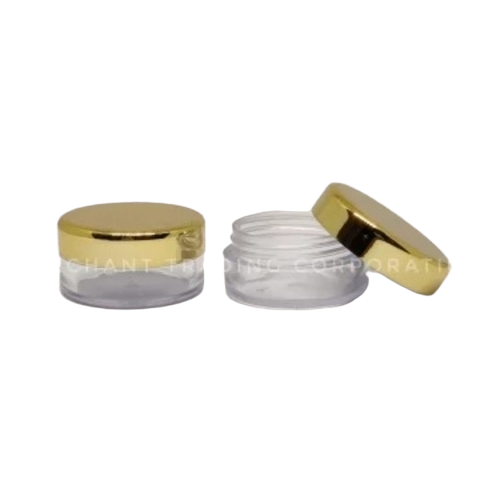 Cosmetic Plastic Jar - Plastic, Various Sizes, Transparent | Rigid, Customizable, Quality Tested