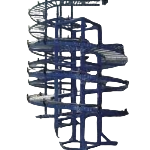 Industrial Spiral Conveyor System - Metal, Standard Size, Various Colors, Electric 220-440v | User Friendly, Long Functionality, Polished Surface Finish, 1 Year Warranty