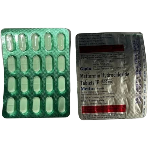 Metformin Hydrochloride 500 Mg Tablet