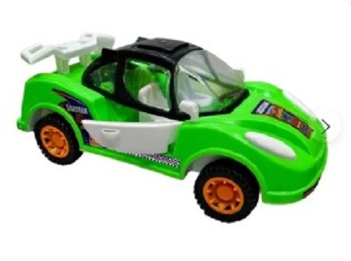 Plastic Toy Car - Plastic, Standard Size, Green And Black | Lightweight, Kids Gift Toy