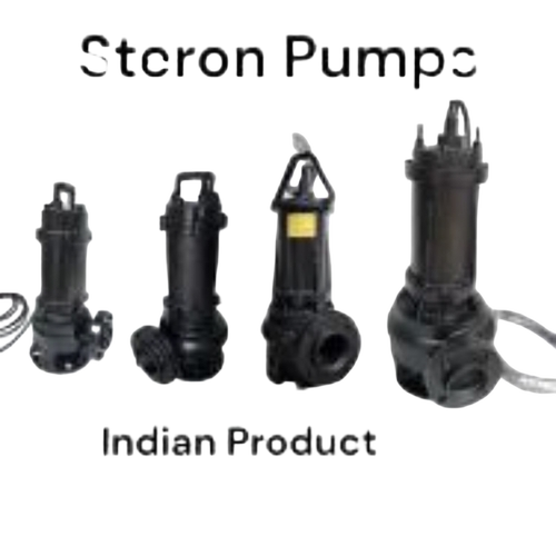 Submersible Drainage Pumps - Metal, Standard Size, Black, 220-440V | Low Power Consumption, Electric Powered