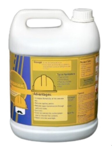 Water Proofing Chemical - Liquid Form | Long Shelf Life, Hygienically Packed, Tested Quality Standards