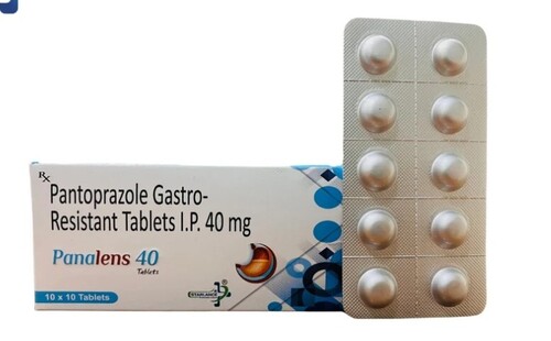 Pantoprazole 40 Mg Tablets - 10x10 Tablets, Oral Fast Acting | Acid Reducer, Gastroprotective, Prescription Required, Symptom Control