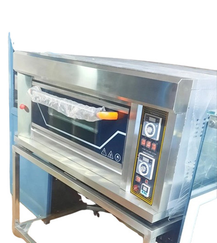 Stainless Steel Pizza Oven - Stainless Steel Silver 230-440V Floor Mounted | Durable Energy Efficient Adjustable Thermostat Rapid Cooking Easy Cleaning