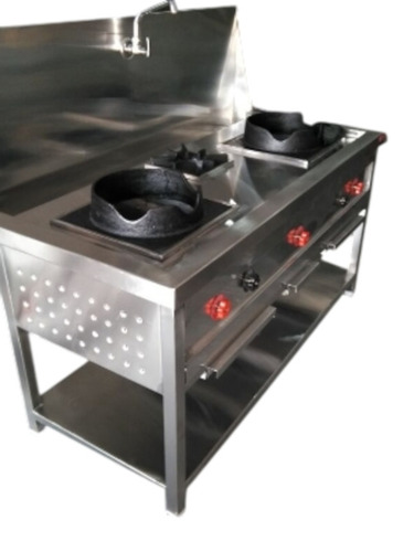 Ss 3 Burner Chinese Gas Range