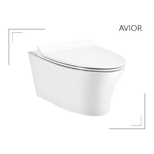 Avior Wall Mounted Water Closets - Color: White
