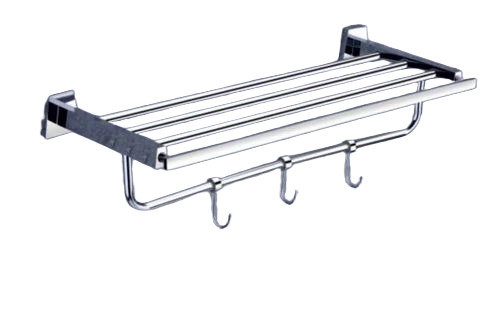 Brass Towel Rack - Color: Silver