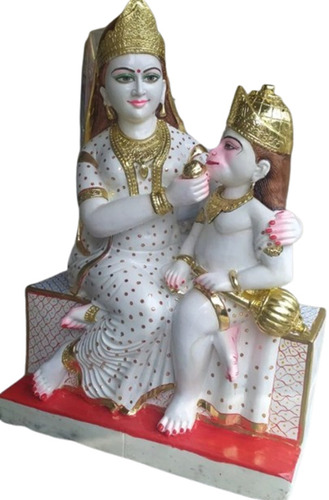 Marble Anjani Mata Statue