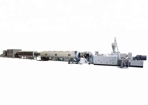 Plastic Pipe Production Line - Stainless Steel Multi Color Electric Drive | Automatic Energy Efficient Durable Precision Extrusion