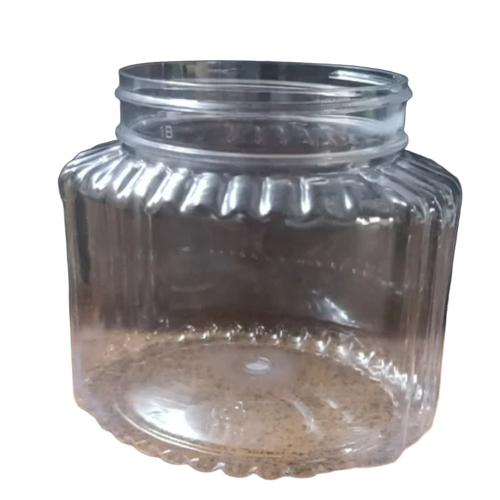Transparent 500ml Plastic Jar
