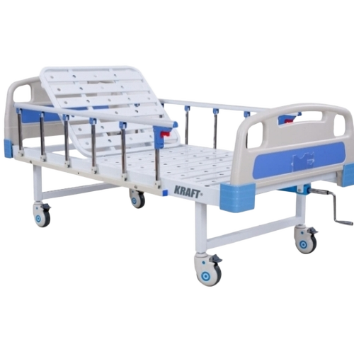 Hospital Bed - Color: White & Blue