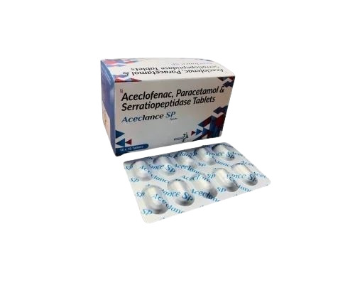Paracetamol And Serratiopeptidase Tablets Ip - Packaging Type: Box