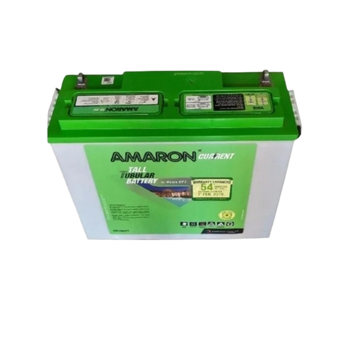 Amaron Tubular Battery - Plastic Standard Size Green 12 Volt | Sealed Vibration Free Impact Resistant Rechargeable