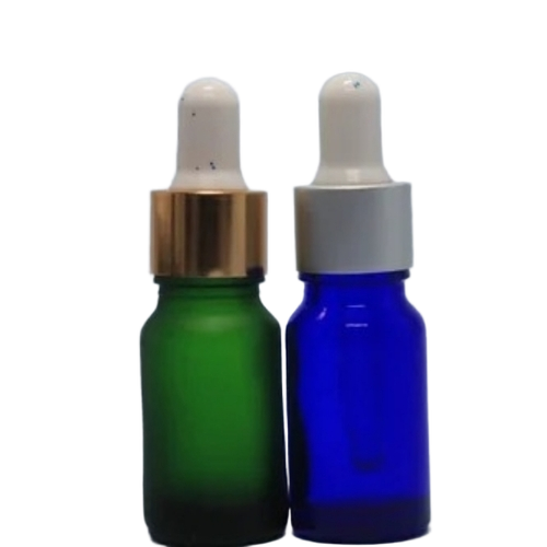 Glass Bottles - Glass 100 ML, Multi-Color, Round Shape | Leak Resistant, Screw Cap, Reusable, Lightweight