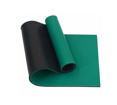 Rubber Sheet - Natural Rubber, Standard Size, Green, Soft Lightweight, High Tenacity