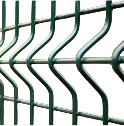 V Bend Welded Wire Mesh - Color: Green