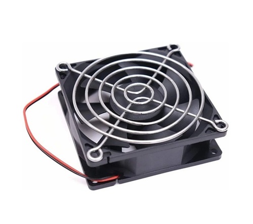 Cpu Fan - Plastic Blade, Standard Size, Brown, 7 Blades, High Speed Mode, Power Efficient, Quiet Operation
