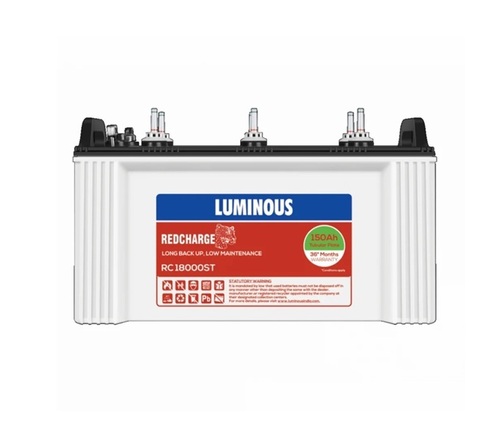 Inverter Batteries - Plastic Sealed, Standard Size, Red Blue White | Vibration Free, Shock Resistant, Easy to Install