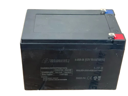 12v 14ah Battery - Lead Plates with Sulfuric Acid Electrolyte, 12 Volt, Maintenance-Free, Spill-Proof, Vibration-Resistant, Rechargeable