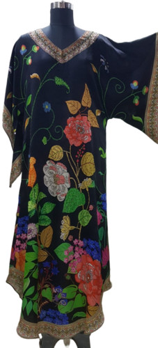 Long Dubai Kaftan Dress