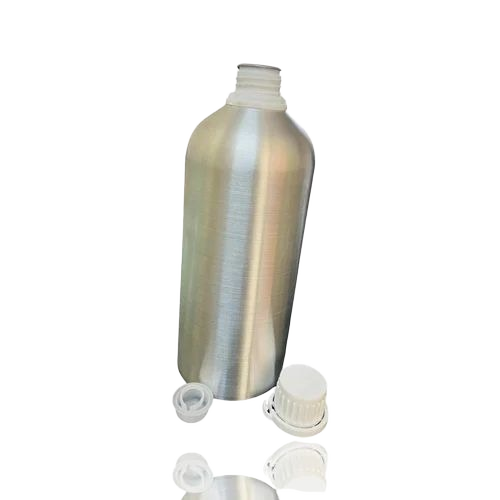 1000ml Aluminum Bottle - Aluminum, 1 Litre, Silver, Leak Proof Screw Cap | Eco Friendly, Beverage Use