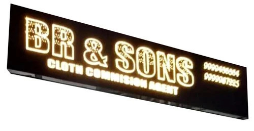 2D Acp Led Sign Board - Application: For Advertising