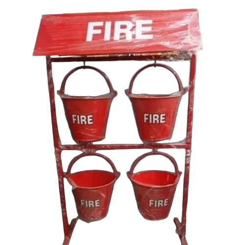 Fire Bucket Stand For 4 Bucket