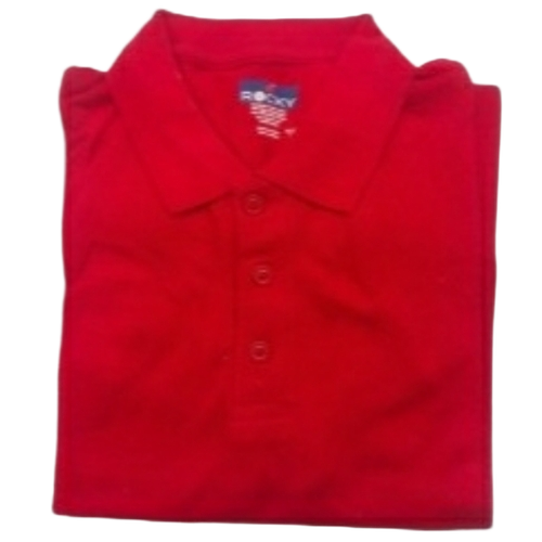 Men Dri Fit T Shirt - Polo Neck, Large, Half Sleeves, Plain | Good Quality, Male & Female, Customized Size