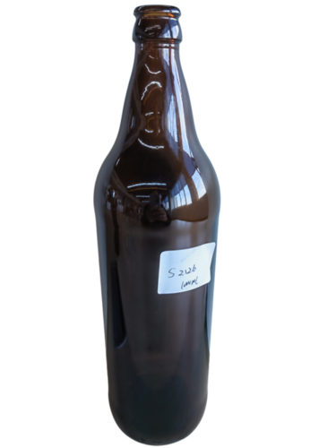 1000ml Amber Bottles - Glass, 1000 ml, Amber | Leak-Proof Flip Top Lid, UV Protection, Durable, Chemical Resistant