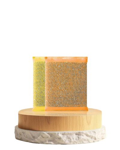 Heavy Duty Stainless Steel Wool Cleaning Pad - Color: Silver Grey