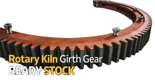 Heavy Industrial Girth Gears - Material: Stainless Steel