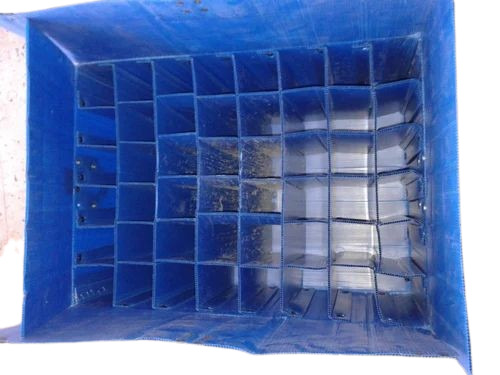 Pp Box With Partition - Color: Blue
