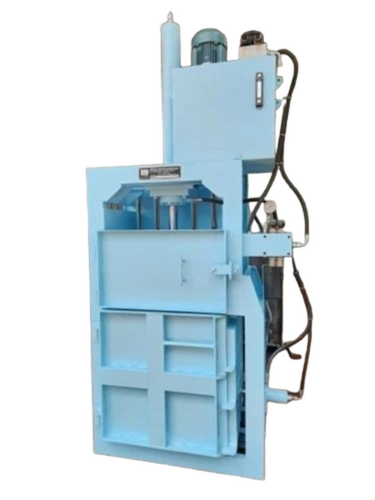 Vertical Baling Machines Small - Hydraulic 20 Ton, Blue, 5HP Electric Motor | Baling, Bundling, Storage, Transportation