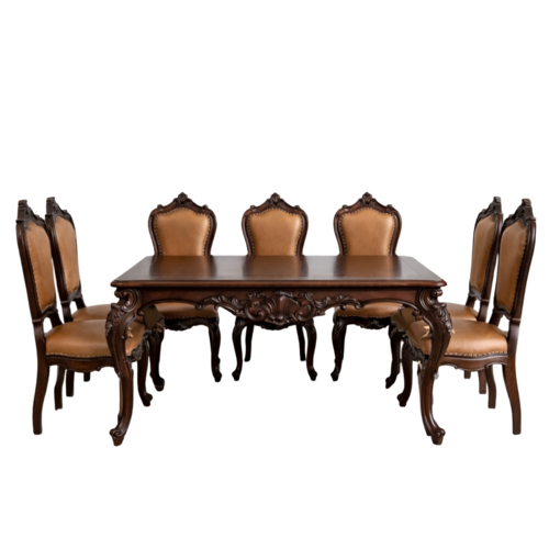 Latest Design of Wooden Dining Table Set