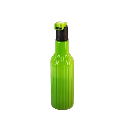 Plastic Round Mineral Water Bottle - Food-Grade PET, 250ml-2L, Green | Leak-Proof Cap, Transparent, Lightweight, Recyclable